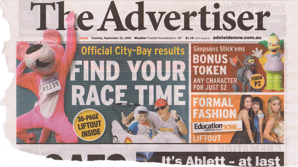 Front Page of a Newspaper